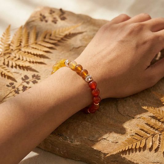 Yellow Agate Bracelet - lifestyle