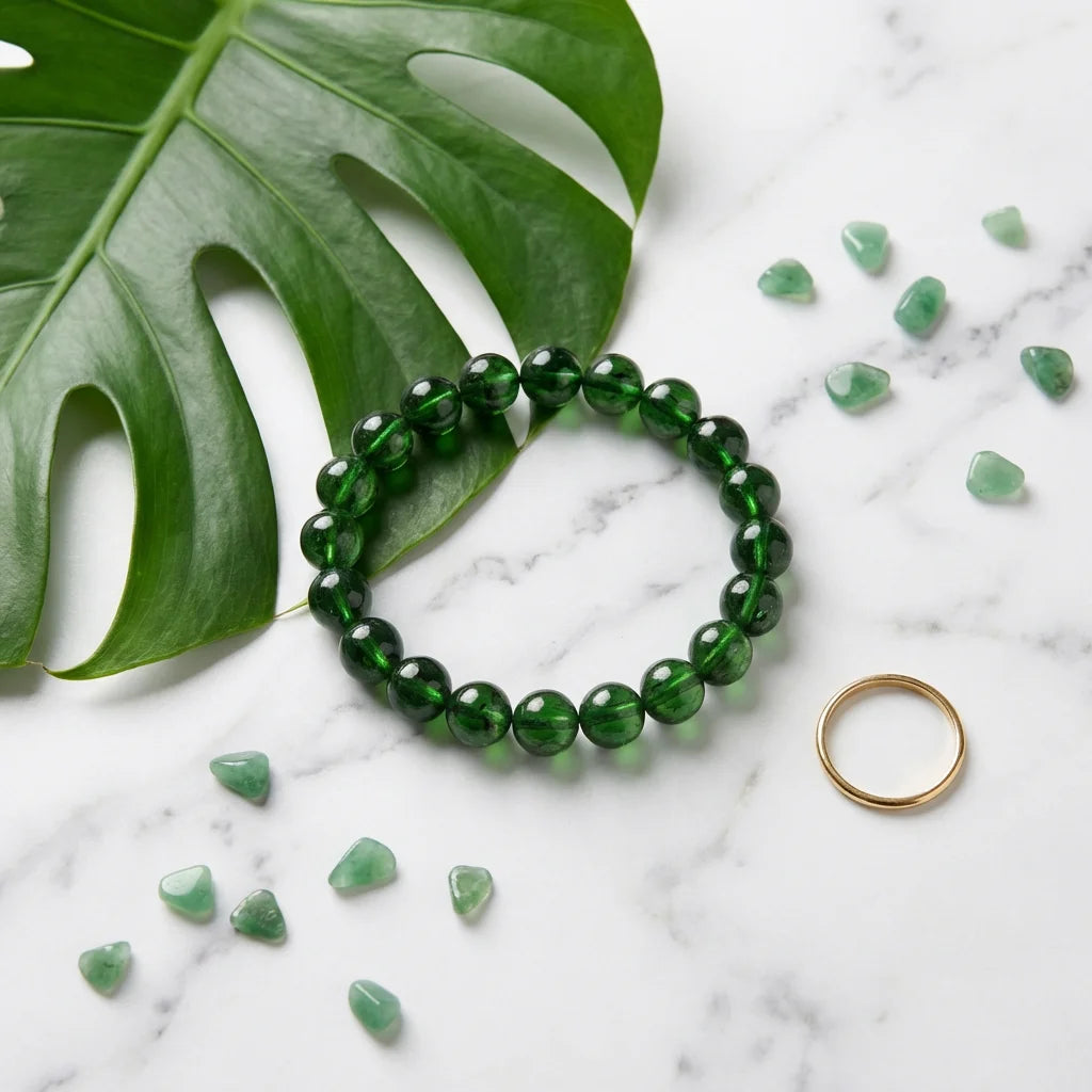 Chrome Diopside Bracelet - scene