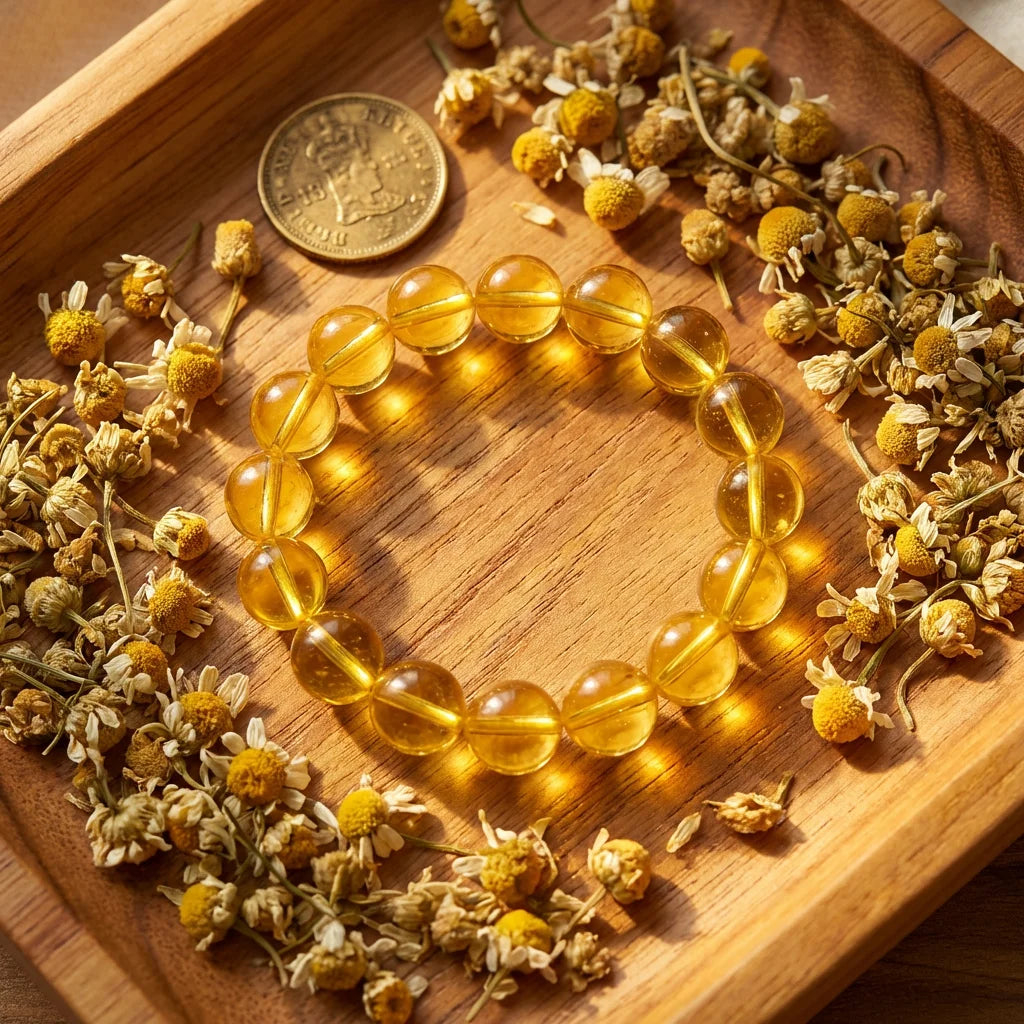 Natural Citrine Bracelet - scene