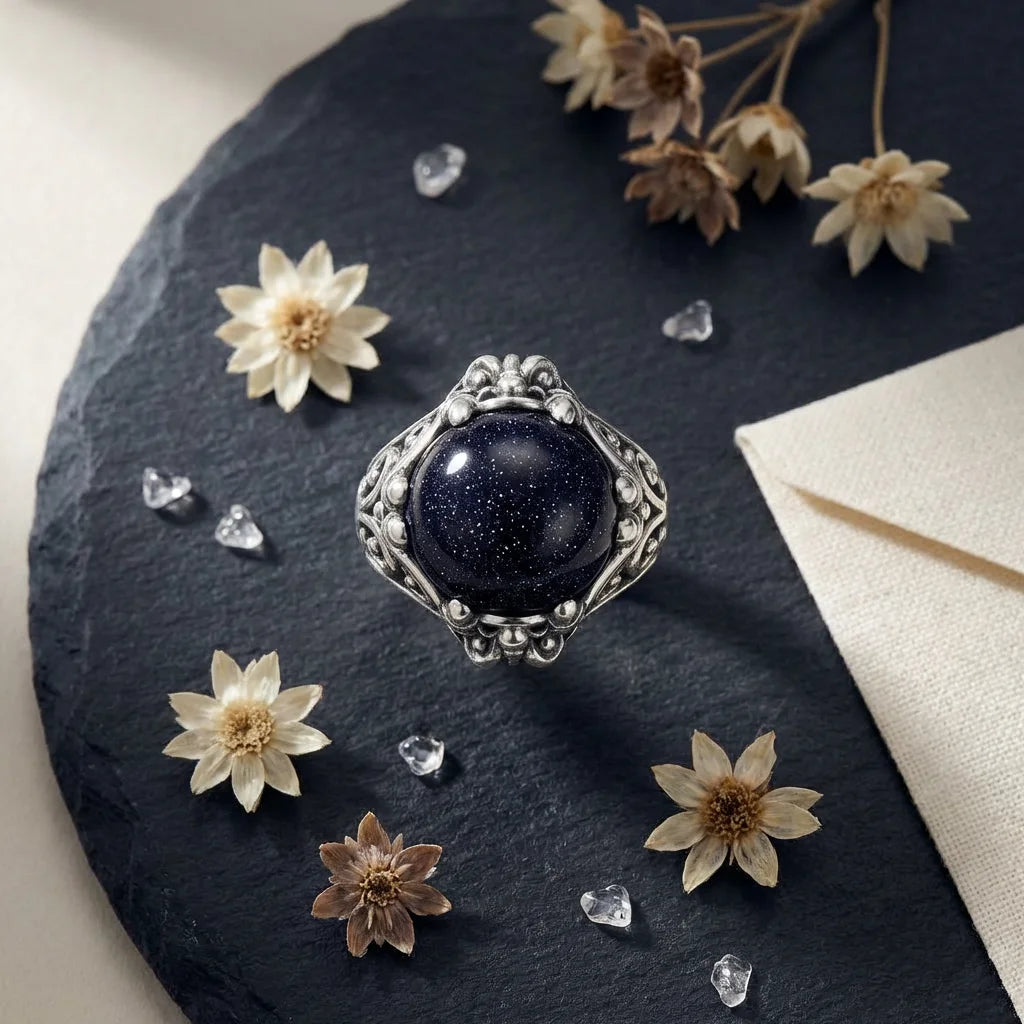 Blue Starstone Ring - scene