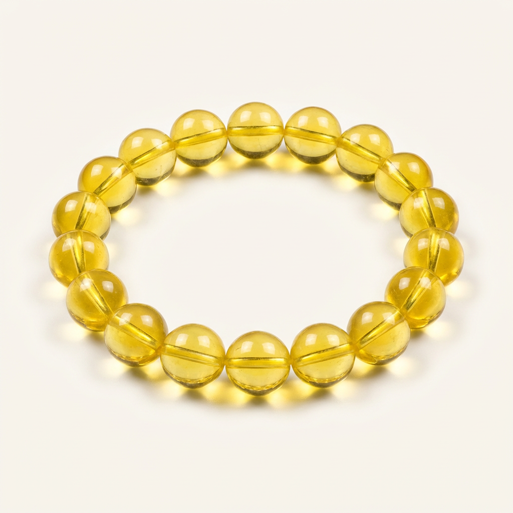 Natural Citrine Bracelet — The Merchant's Stone of Abundance